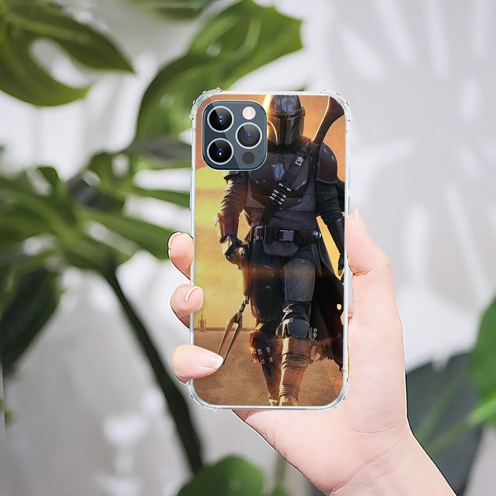（画像用） スター・ウォーズ Star Wars 【iPhone 12シリーズ対応】透明スマホケース（クリアソフトケース）